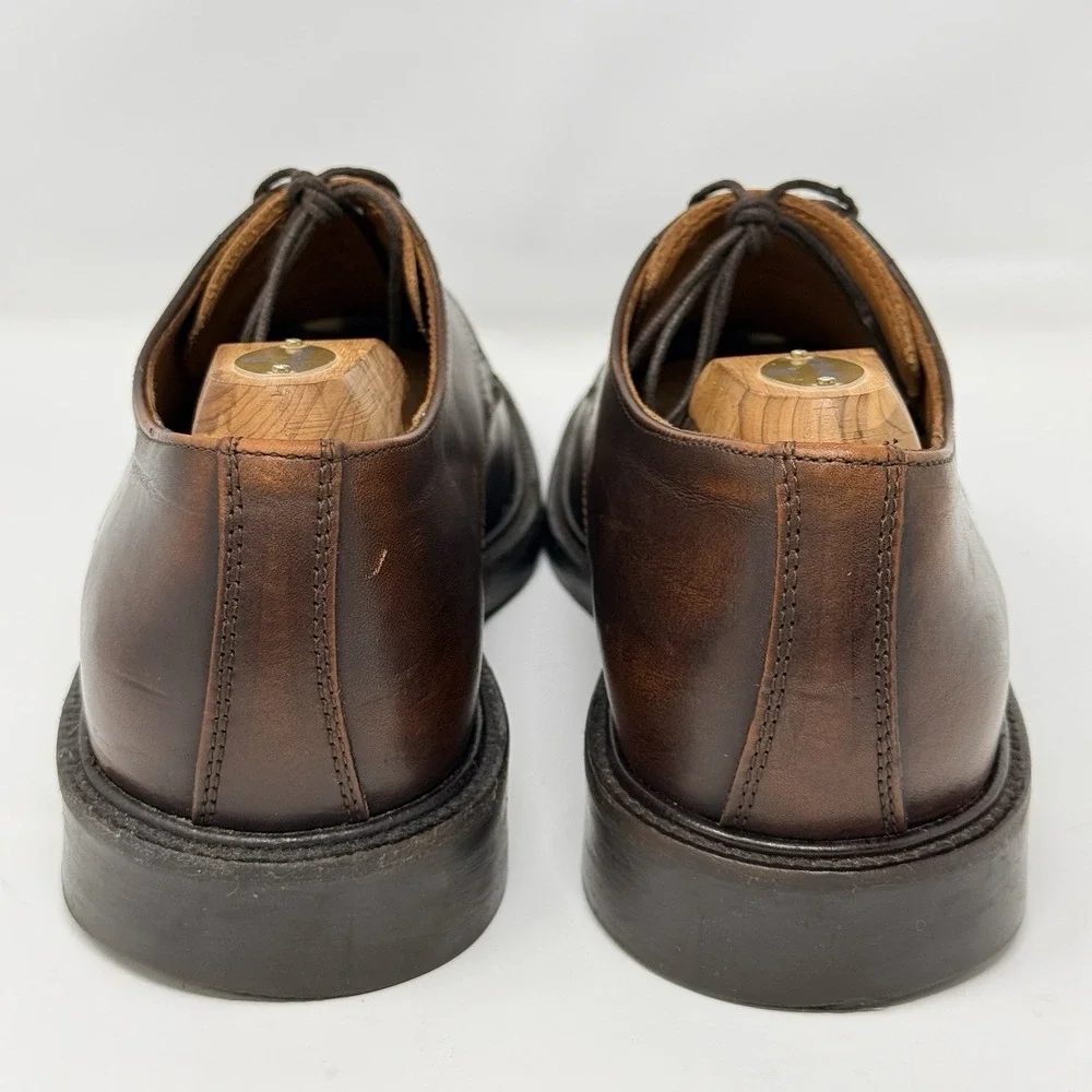 Johnson & Murphy Signature Split Toe Oxford Shoes 8.5‎ M Made In Italy 15-3850